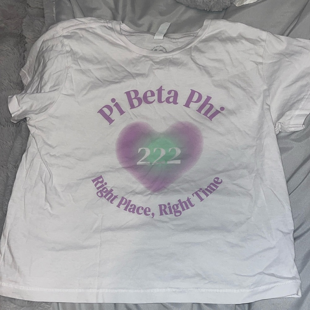 Pi beta phi cropped tee